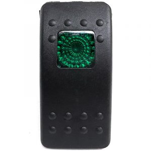 Green Switch, Rocker, 9.802-451.0